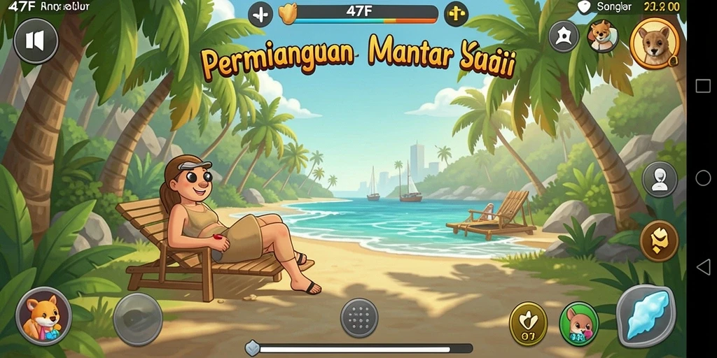 Tampilan gameplay 47F yang menawan dan menyenangkan.