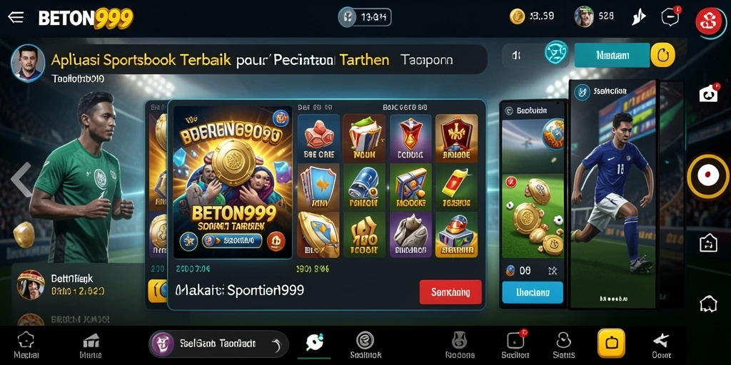 Tampilan gameplay BETON999 yang menarik dan intuitif.