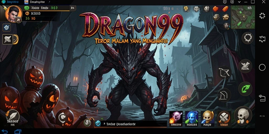 Gameplay DRAGON99 yang menegangkan dan atmosfer menyeramkan.