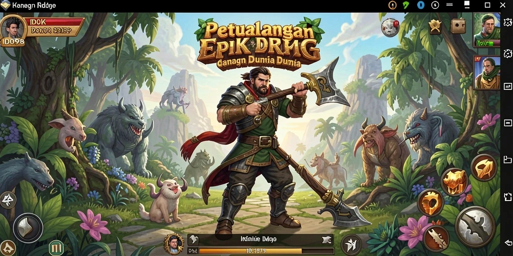 Gameplay RPG yang menarik dan mendebarkan dalam ID098.
