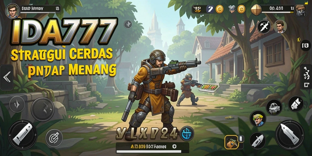 Tampilan gameplay strategis yang mendebarkan di IDA777.