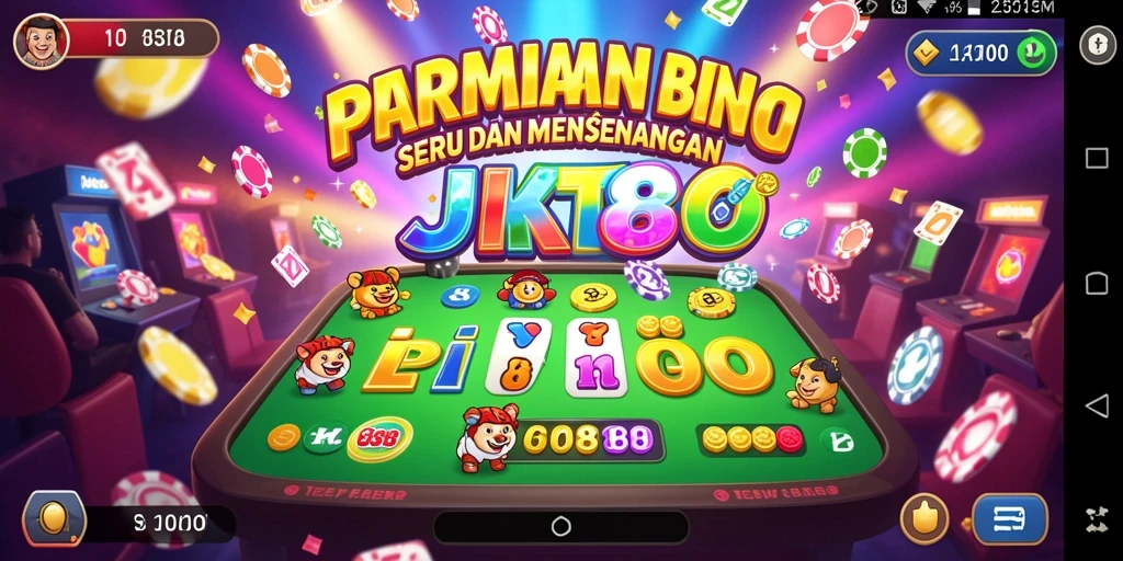 Tampilan gameplay seru di JKT88, permainan Bingo interaktif.
