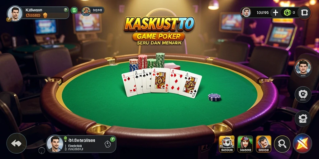 Tampilan menarik dalam permainan poker KASKUSTOTO yang memukau.