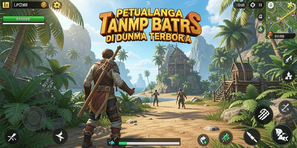 Screenshot gameplay LPO88 memperlihatkan keindahan dunia terbuka yang luas.
