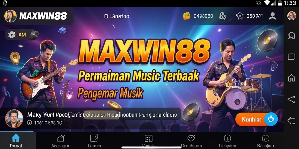 Tampilan gameplay MAXWIN88 yang seru dan interaktif.