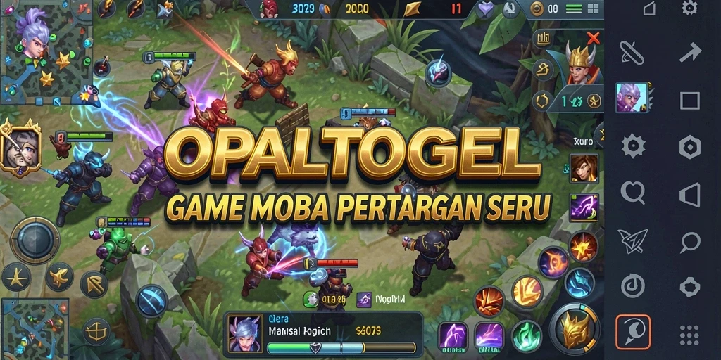 Tampilan gameplay seru dalam OPALTOGEL dengan aksi adu strategi.