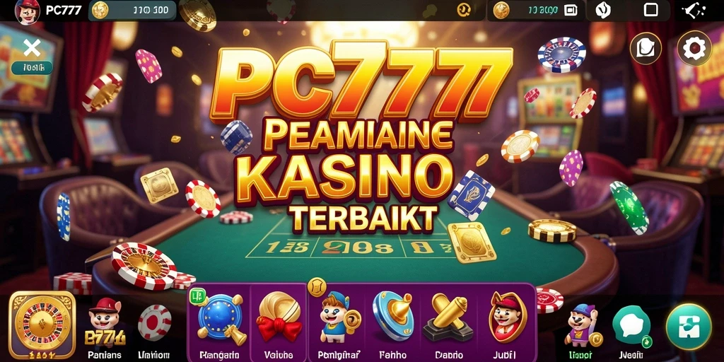 Screenshot gameplay PC777 menampilkan aksi seru di meja Kasino.
