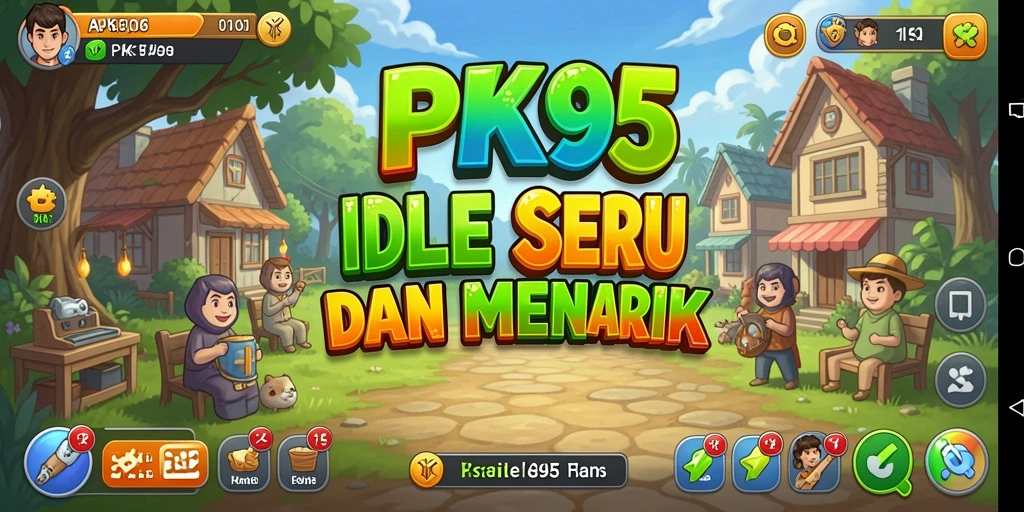 Tampilan gameplay PK95 yang mengasyikkan dan santai.