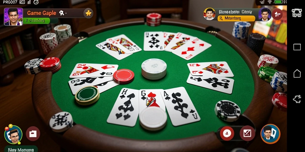 Tampilan menarik dari gameplay Gaple di PRG007.