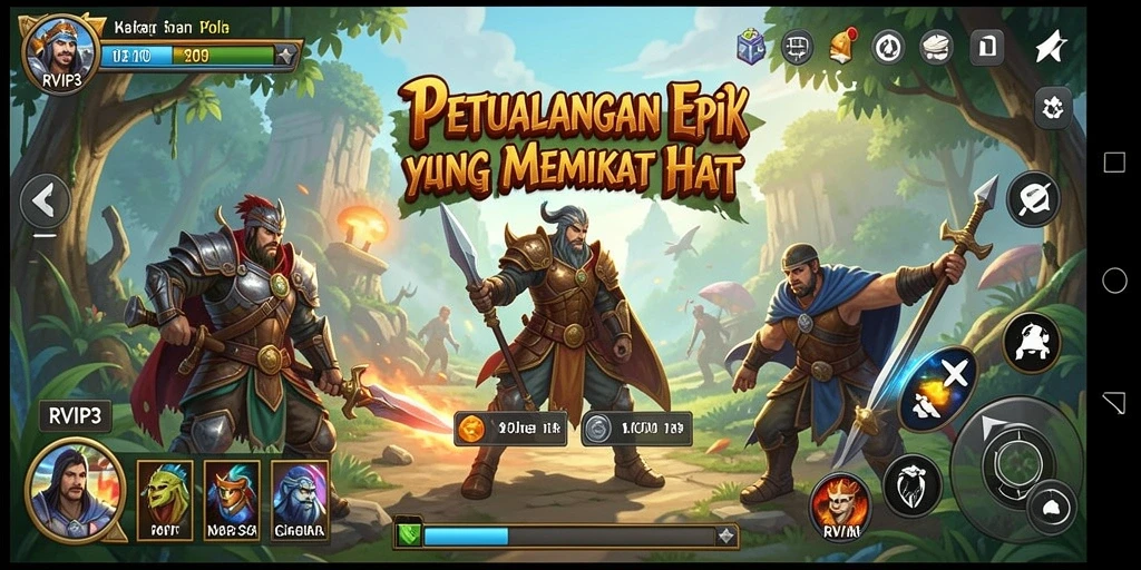 Gameplay petualangan RVIP3 yang menegangkan dan seru.