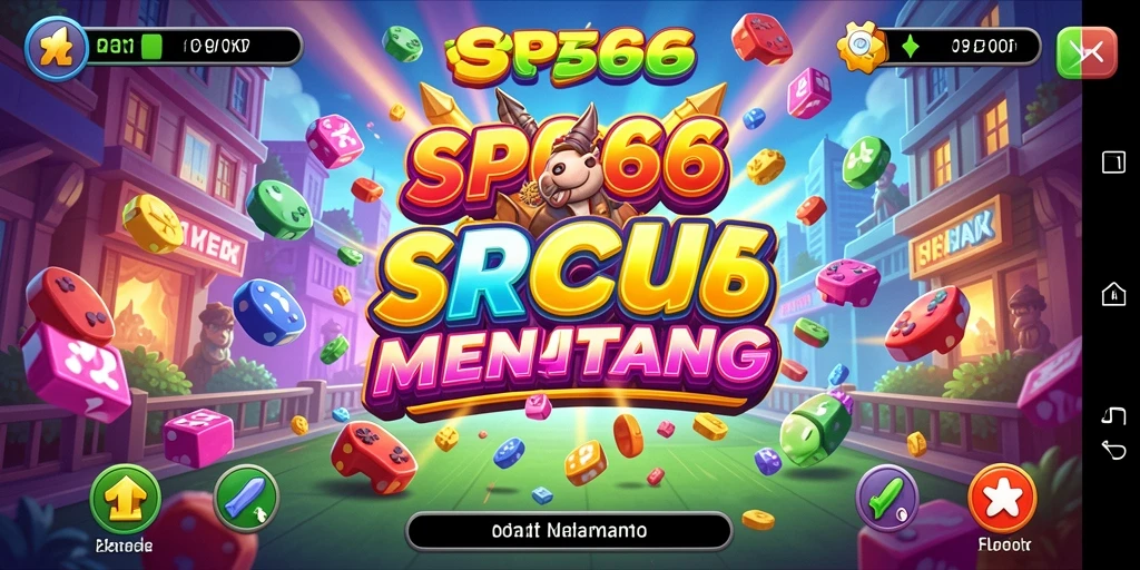 Screenshot SP666 menampilkan gameplay Arcade yang seru dan menantang.