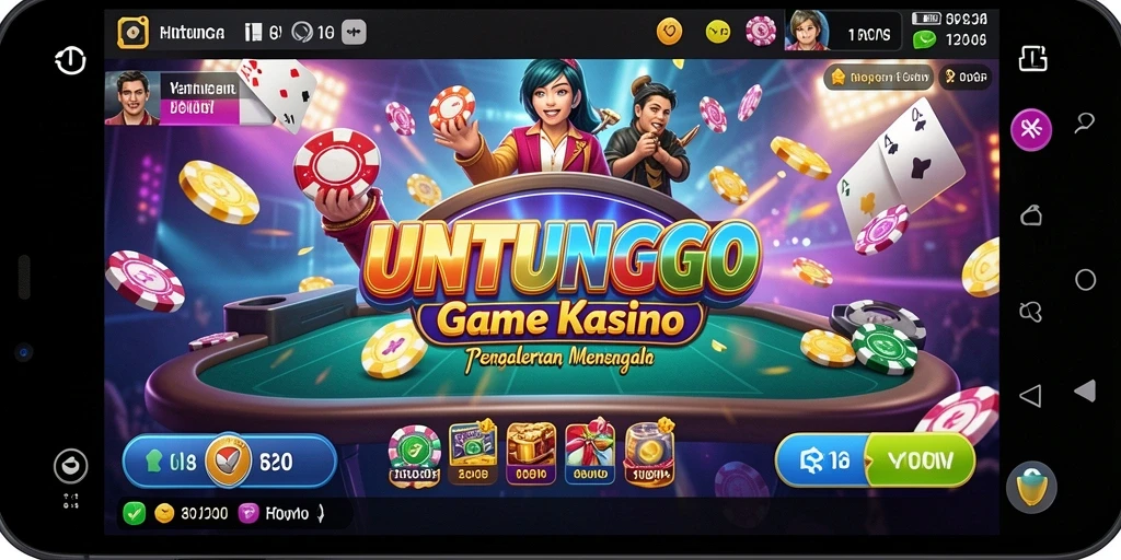 Tampilan menarik dari gameplay Kasino di UNTUNGGO.
