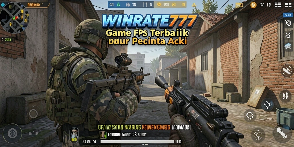 Tampilan gameplay intens dan mendebarkan dari WINRATE777.
