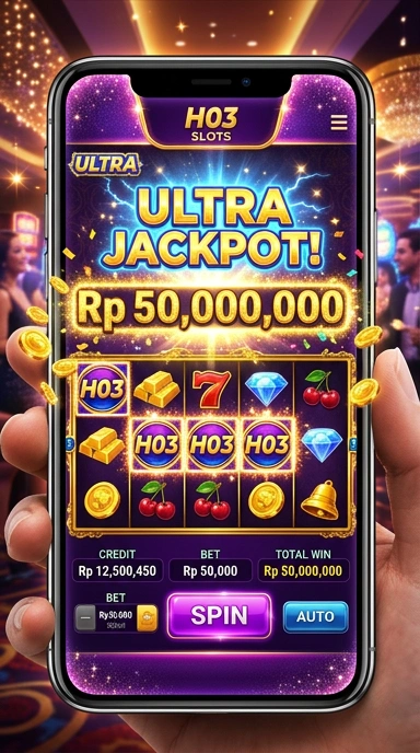 Tampilan beranda h03 dengan berbagai pilihan aplikasi.
